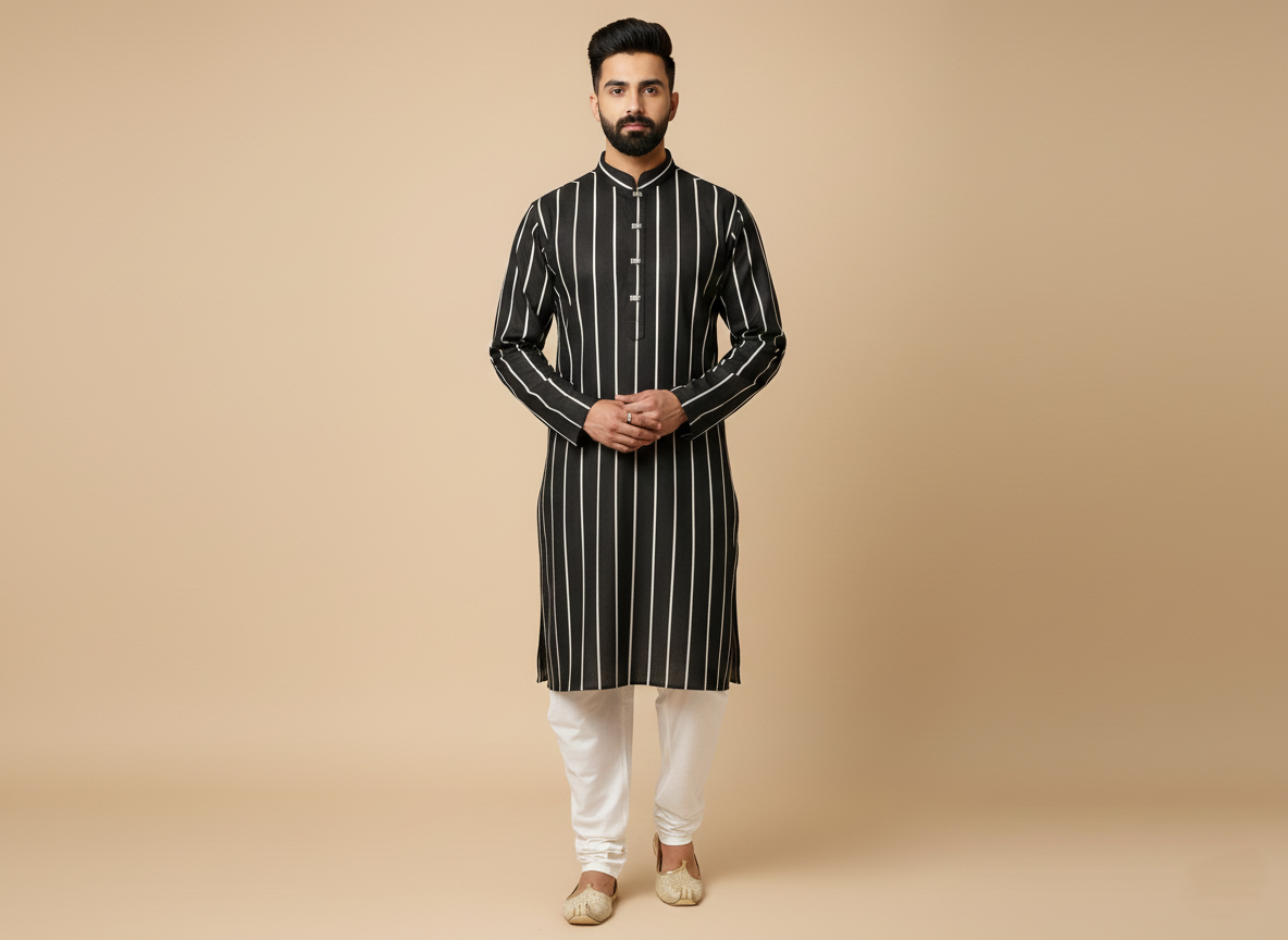 স্ট্রাইপড পাঞ্জাবি